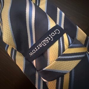 Croft & Barrow Blue and Yellow Striped Tie